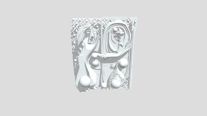 Tribute to Pablo Picasso 3D Model