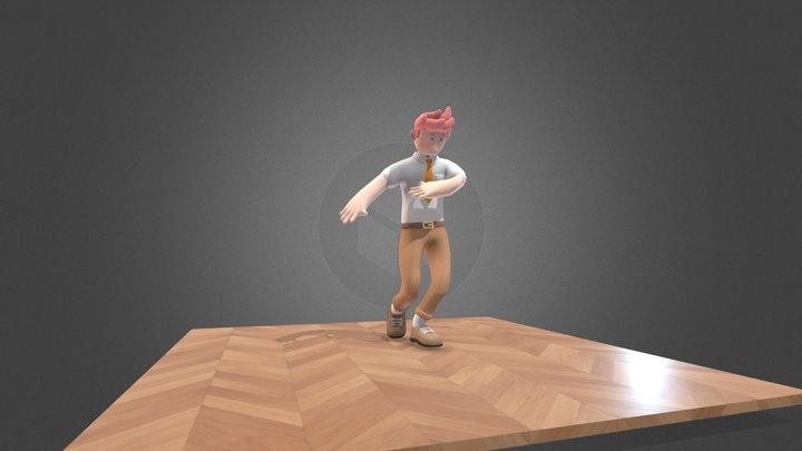 Junger Typ 3D Model