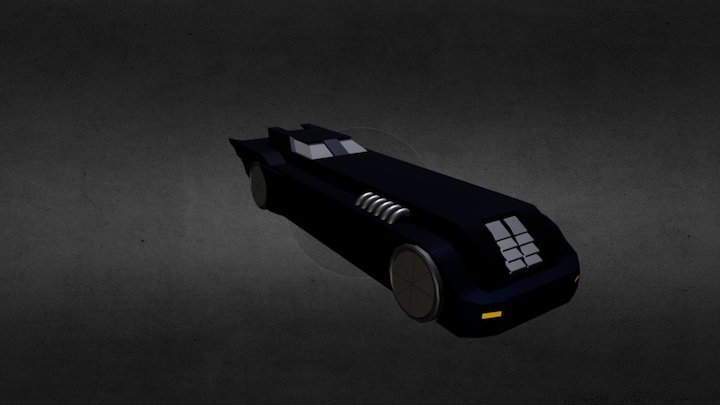 BTAS Batmobile 3D Model