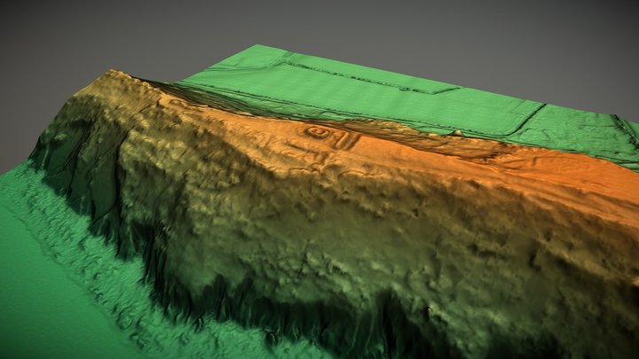 Brean Down Camp, Somerset (UK) – Kostenloses 3D-Modell STL