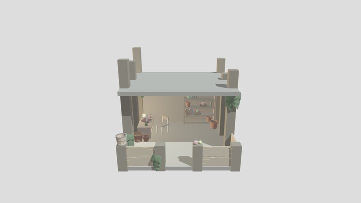 Alchemist's Shed 3D Model