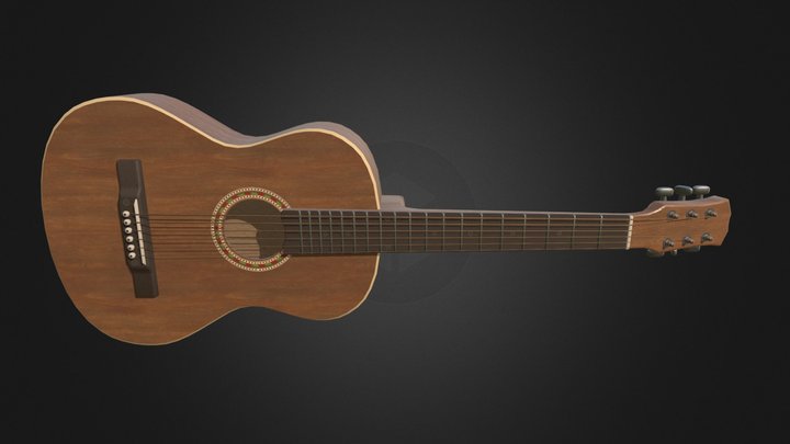Simple acoustic guitar – Modèle 3D gratuit STL