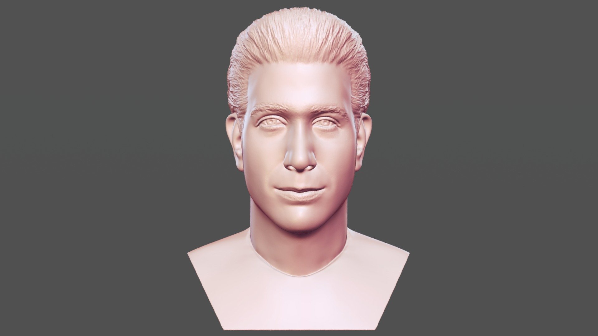 Ross Geller bust for 3D printing