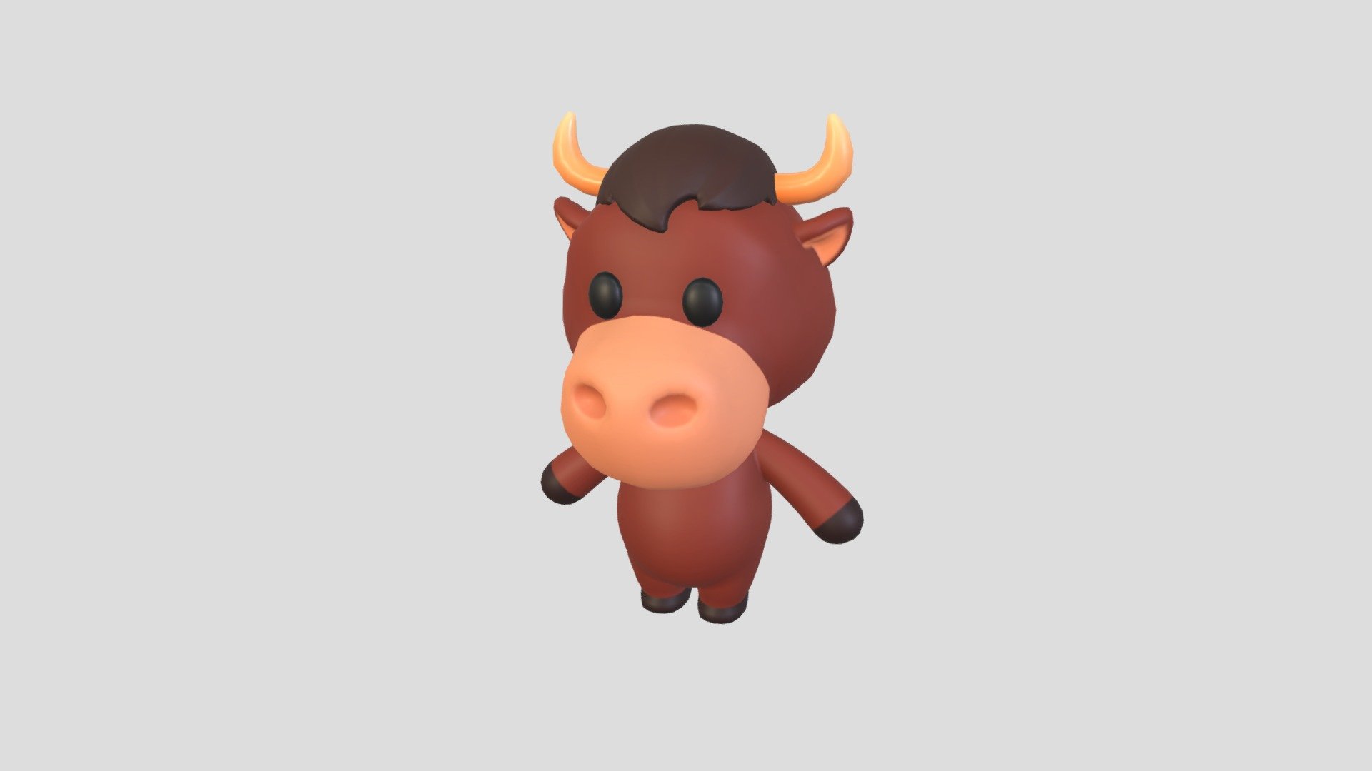 Character043 Bull — Sketchfab embed 3D viewer