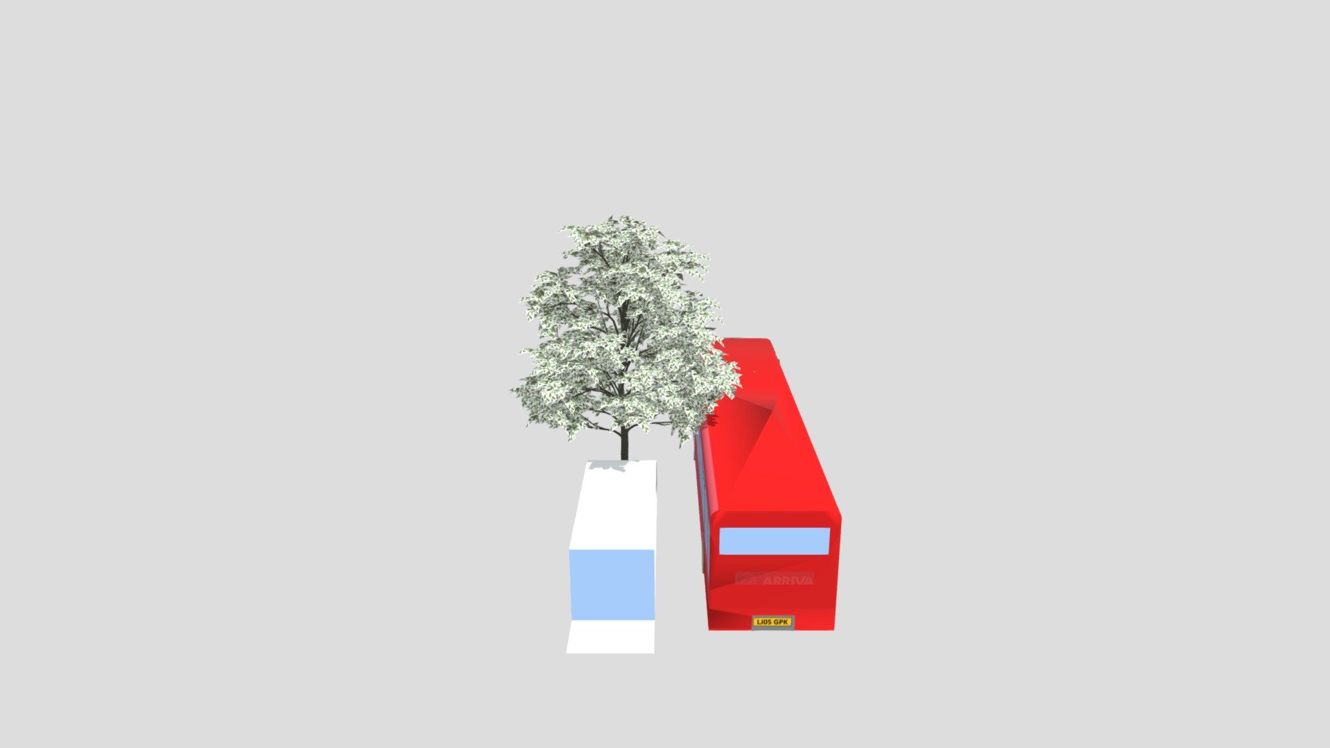 Bus shelter Pygb — Sketchfab embed 3D viewer
