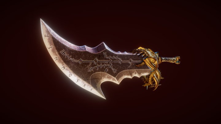 Blades of Chaos (GoW 4) 3D Model
