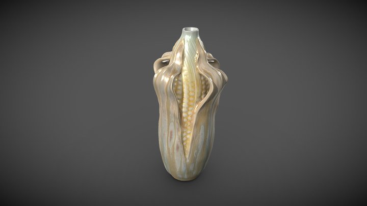 Vase flacon en épis de maïs – Modelo 3D gratuito STL