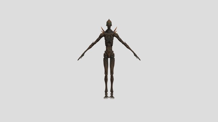God  Warrior 3D Model