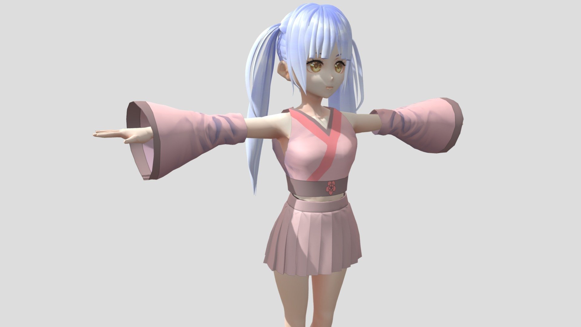 【anime Character Alex94i60】suzuran V2 Buy Royalty Free 3d Model