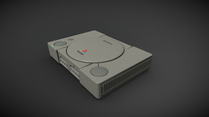 PlayStation One 3D Model