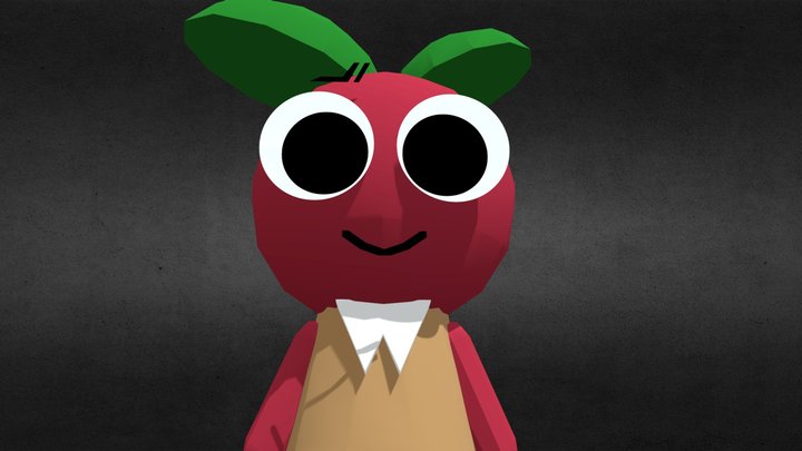 Abbie the Artist's Apple (DW OC) 3D Model