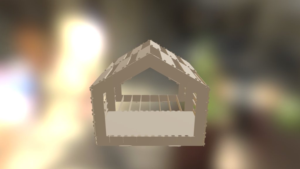 Philippines Plywood House 3D model by harunaokawa [cde5061] Sketchfab