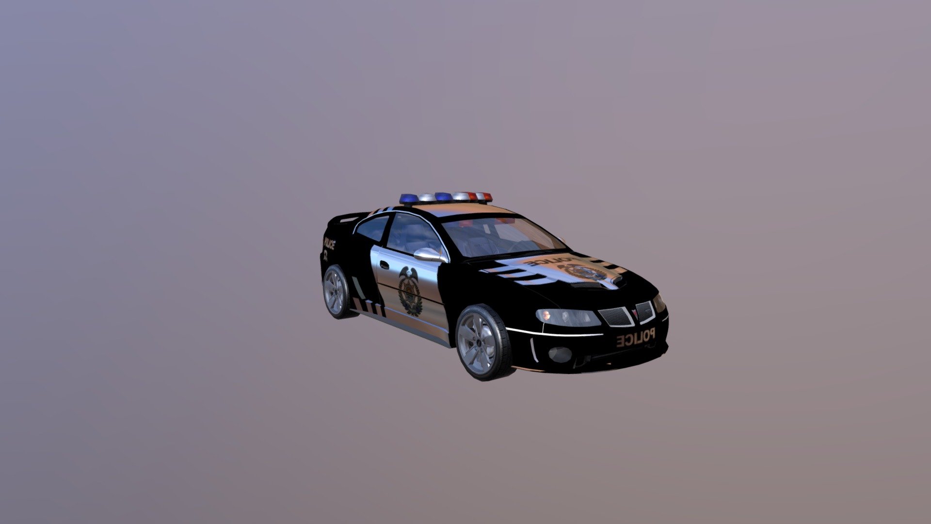 Police Car - Download Free 3D model by Clyster [cde6100] - Sketchfab