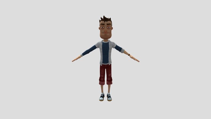 Hello Neighbor old nicky style Remake 3D Model