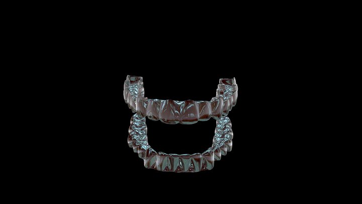 Alina Invisible Braces 3D Model