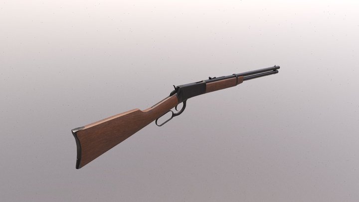 rifle winchester 3D Model