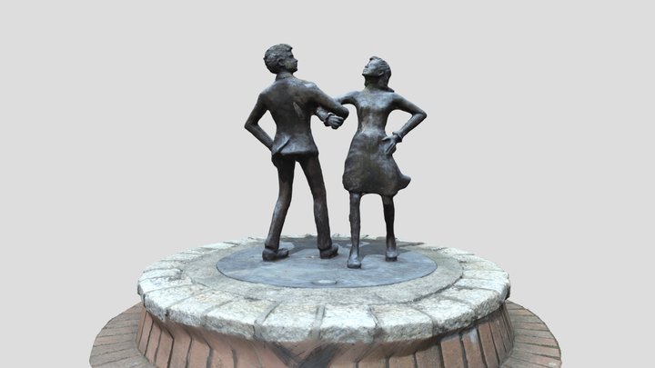 Katharine Tynan Memorial Plot 3D Model