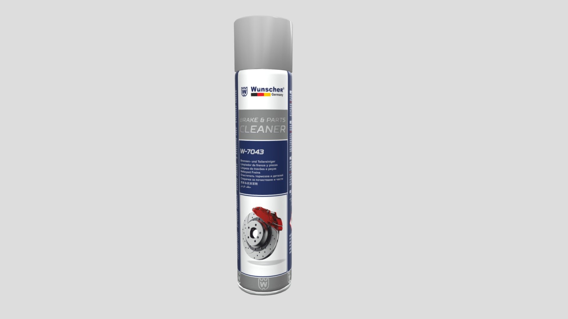 W7043 Brake & Part Cleaner — Sketchfab embed 3D viewer