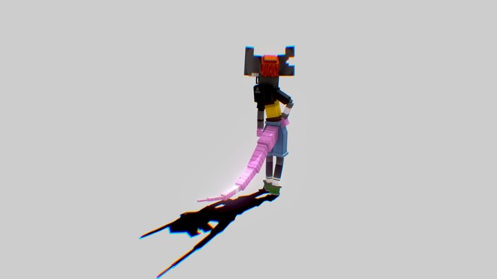 Ratgirl 3D Model