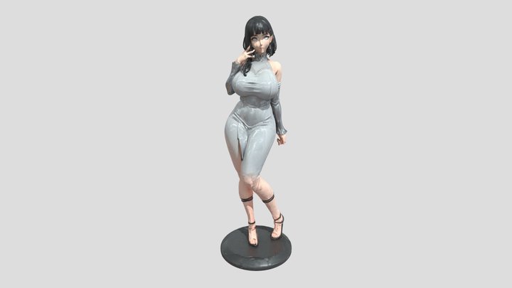 hinata tight outfit 3D Model
