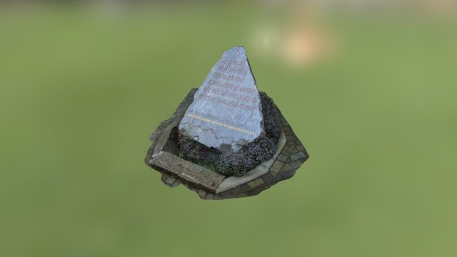 Plymouth University campus plaque 3D Model