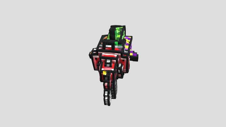 bob shop Firework launcher 3D Model
