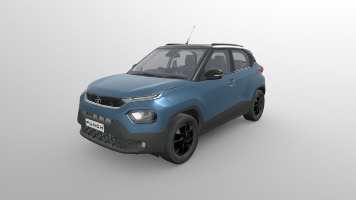Tata Punch Tropical Mist 3D Model