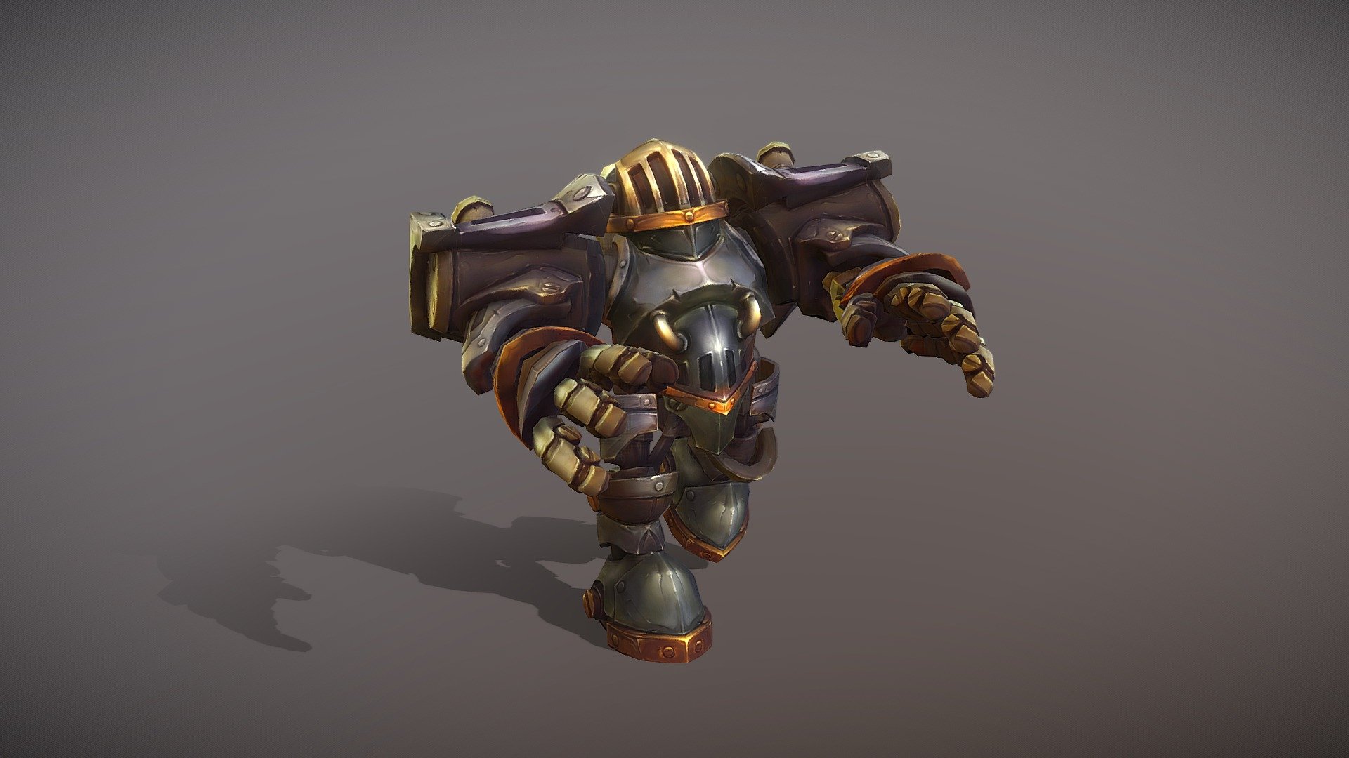 Stylized Mecha Golem