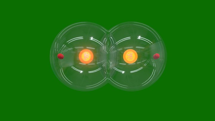 Divisão Celular (Telofase) 3D Model