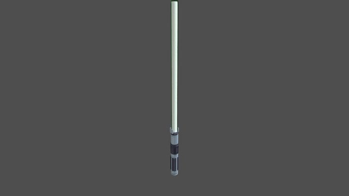 Yoda's Lightsaber 3D Model