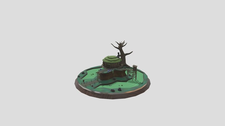 Herbalist Cabin 3D Model
