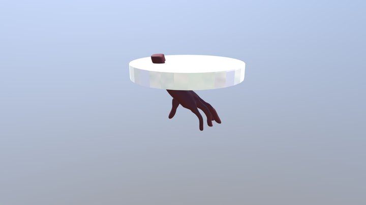 hand table color 3D Model