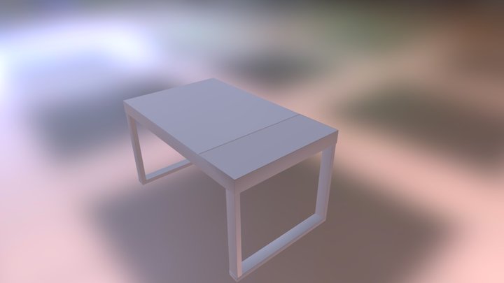 Desk (no texture) 3D Model