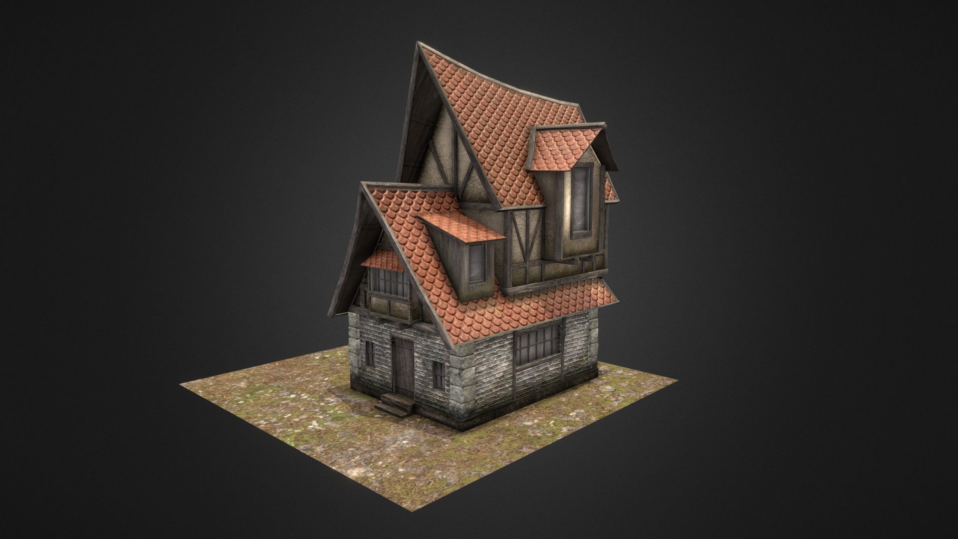 House old - Download Free 3D model by NghiaNguyeen (@kiroy2002 ...