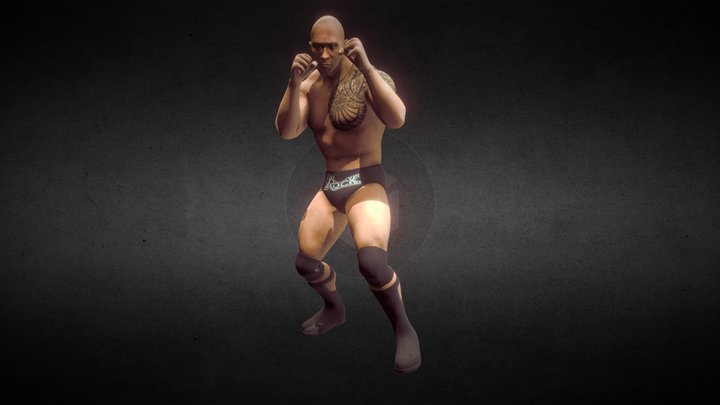 Rock fight 3D Model