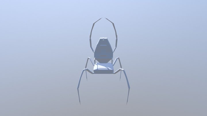 Hybrid Spider Chair Low Final 3D Model