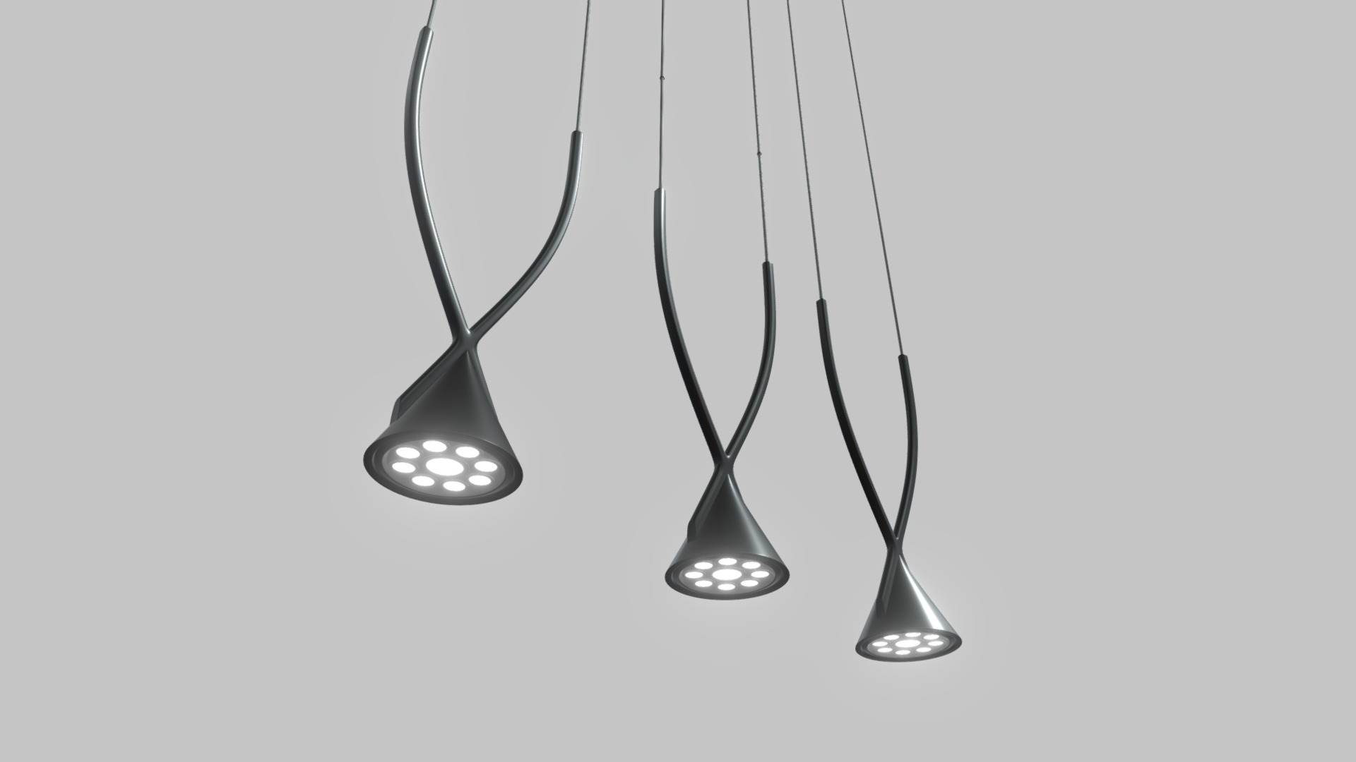3D model Jewel Lamp - This is a 3D model of the Jewel Lamp. The 3D model is about a pair of light bulbs.