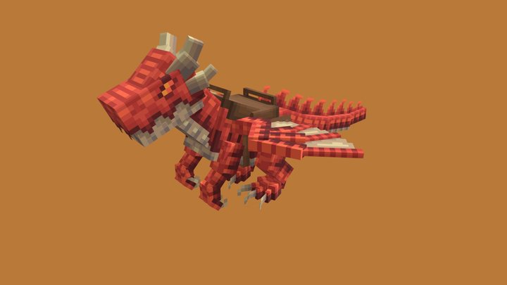 Red drake 3D Model