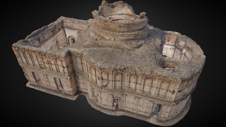 Ruins of Chiajna Monastery 3D Model