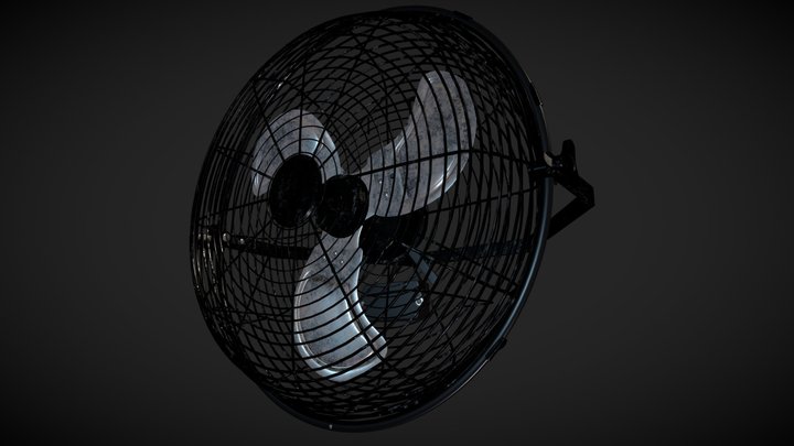 Abondoned fan 3D Model