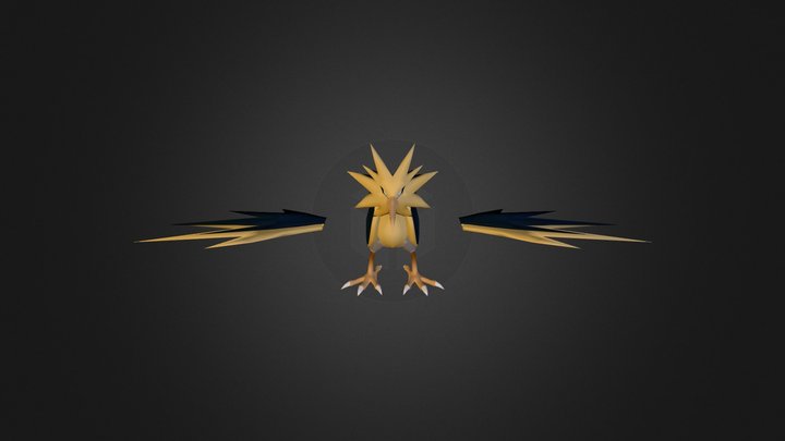Zapdos 3D Model