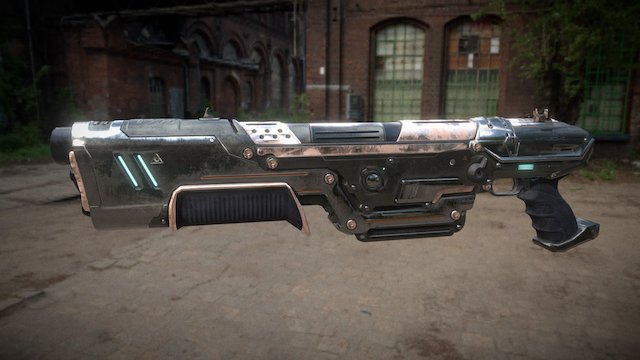 Shotgun 3D Model