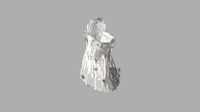 Marcias Dress - 08mm Thick 3D Model