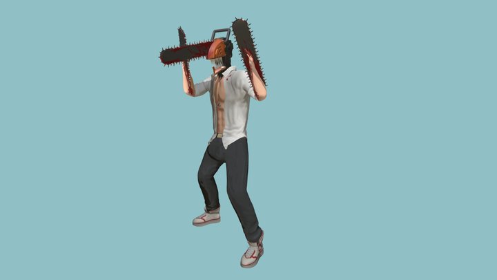 Denji ~ Chainsaw Man Animation 3D Model