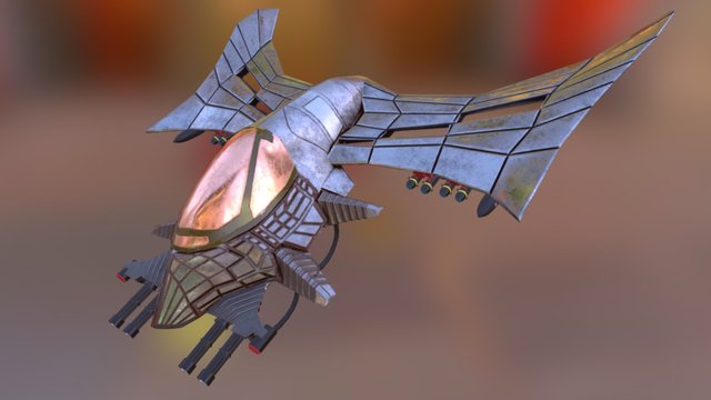 Wasp Bomber with the textures 3D Model