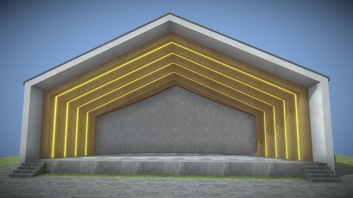 Спортзал Модель 3D Model