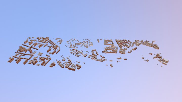 Wroclaw Part 1/10 - test 3D Model