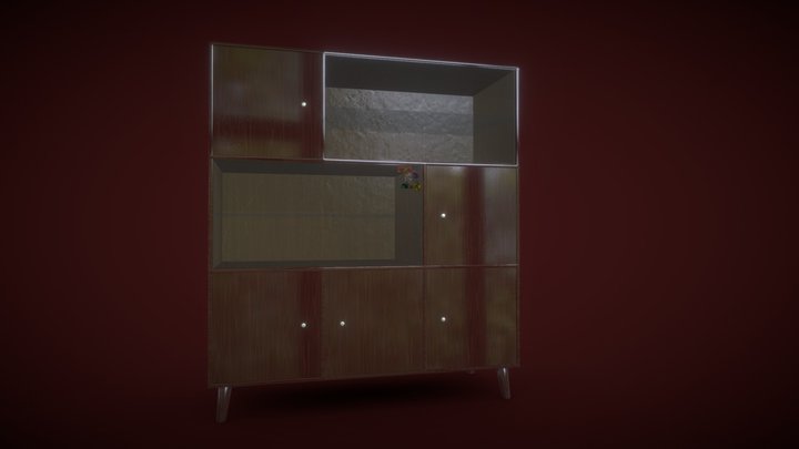 Sideboard of the USSR 3D Model