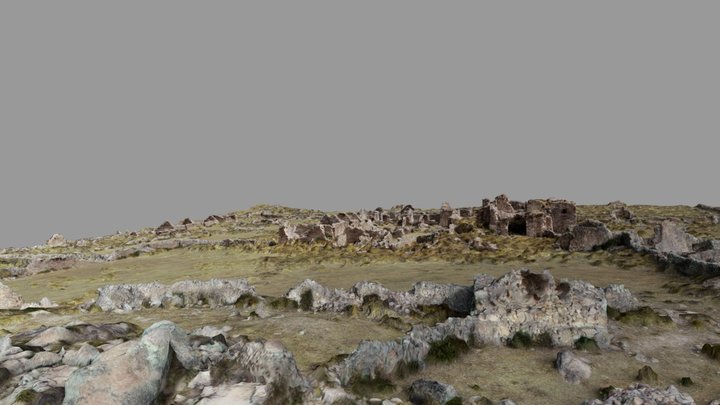 Parish and plazas, Mawchu Llacta 3D Model