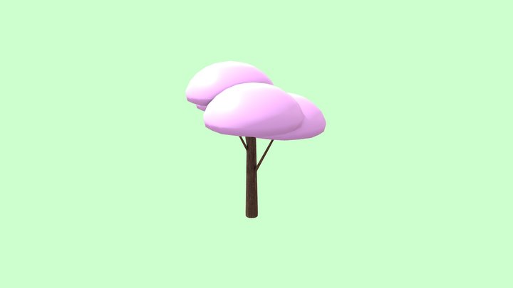 Japanese shrine - basic tree 3D Model